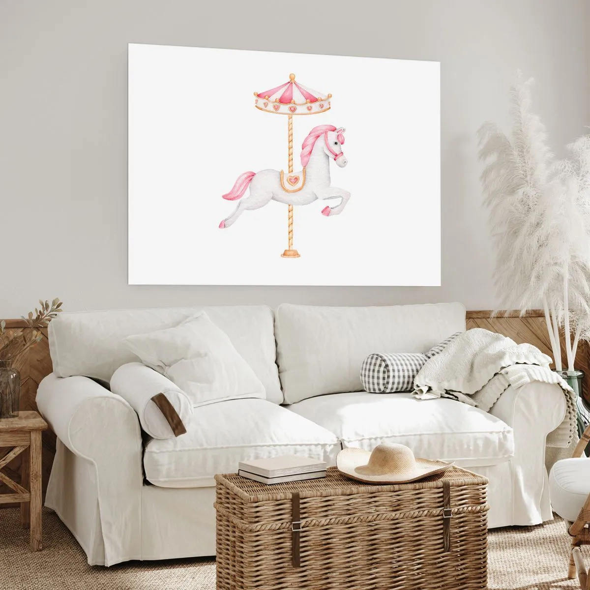 Poster - Hij raakte de grond rennend - 50x40 cm