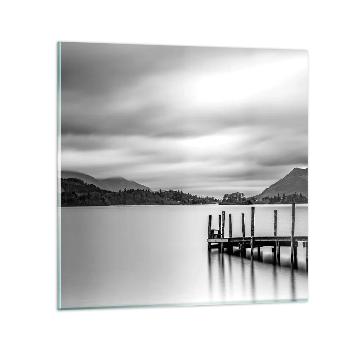 Schilderen op glas - Zachtheid en kracht - 70x70 cm