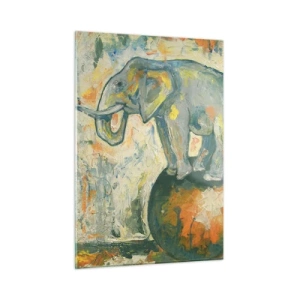 Schilderen op glas - Lang leve het circus! - 50x70 cm