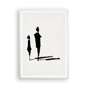 Poster in een witte lijst - Zeker samen? - 70x100 cm