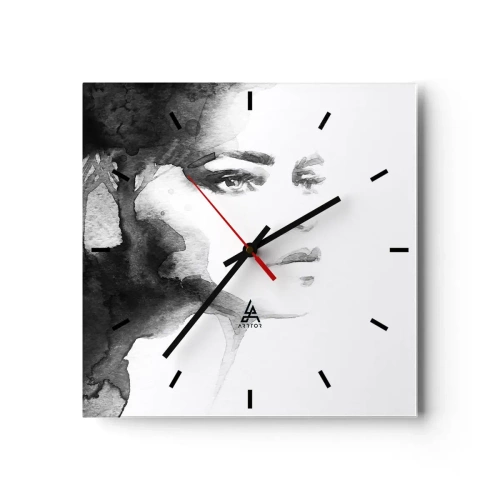 Wandklok - Klok - Gemaakt van mysterie en mist - 40x40 cm