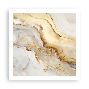Poster - Abstractie: schoonheid en goedheid - 60x60 cm