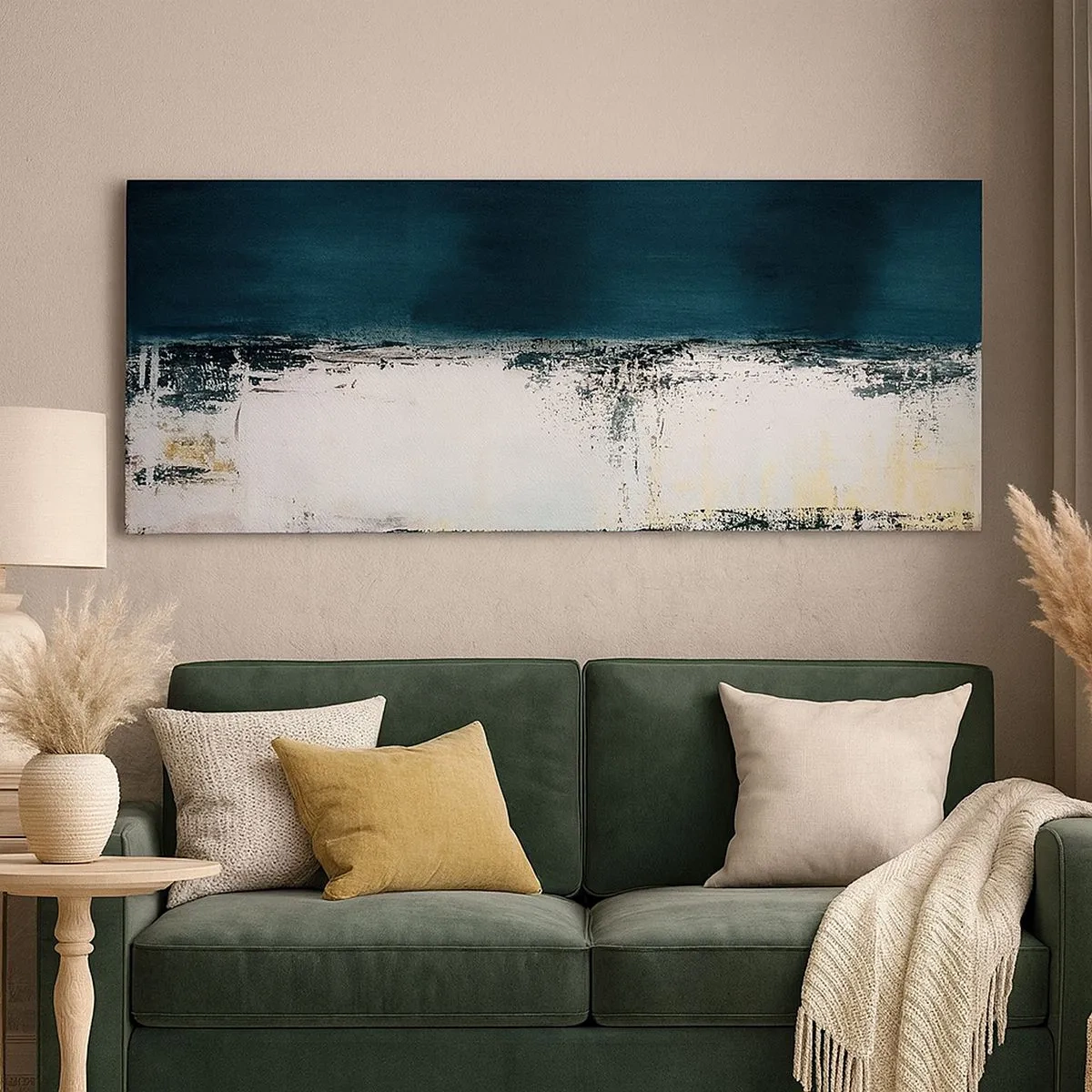 Schilderen op canvas - Horizontale compositie - 100x40 cm