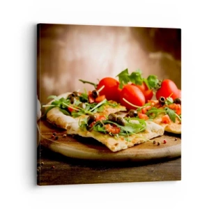 Schilderen op canvas - Recht uit de oven en uit de tuin - 30x30 cm