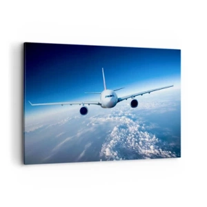 Schilderen op canvas - Ik vlieg omdat ik dat wil - 120x80 cm