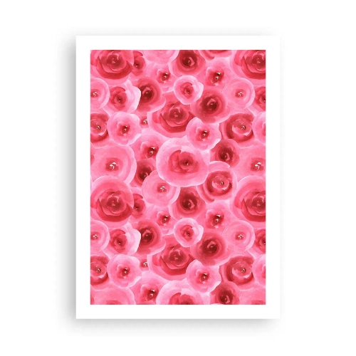 Poster - Rozen onder en boven - 50x70 cm