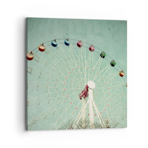 Schilderen op canvas - Wij nodigen u uit om plezier te hebben - 70x70 cm