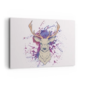 Schilderen op canvas - Moed en balans - 120x80 cm