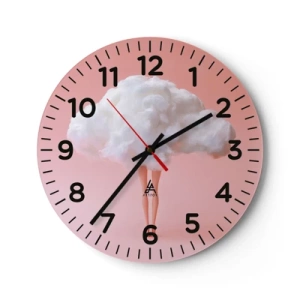 Wandklok - Klok - Zoete belofte - 40x40 cm