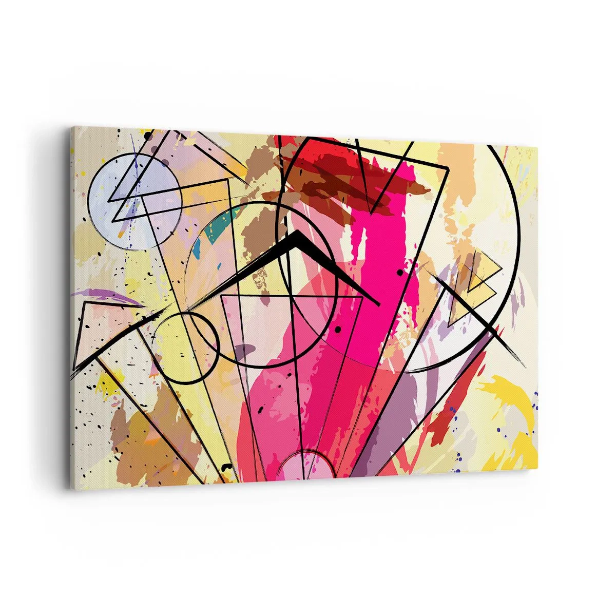 Schilderen op canvas - Explosie - 120x80 cm