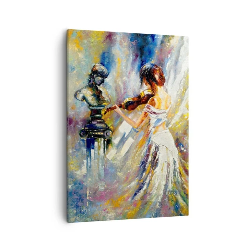 Schilderen op canvas - Herleven met gevoel - 50x70 cm