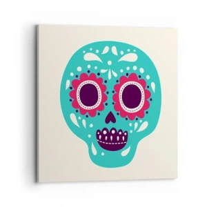 Schilderen op canvas - Leven – plezier tot de dood - 70x70 cm