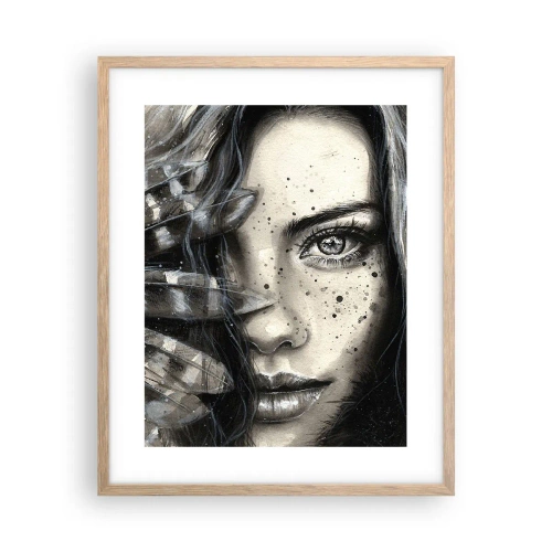 Een poster in een licht eiken lijst - Wilde schoonheid - 40x50 cm
