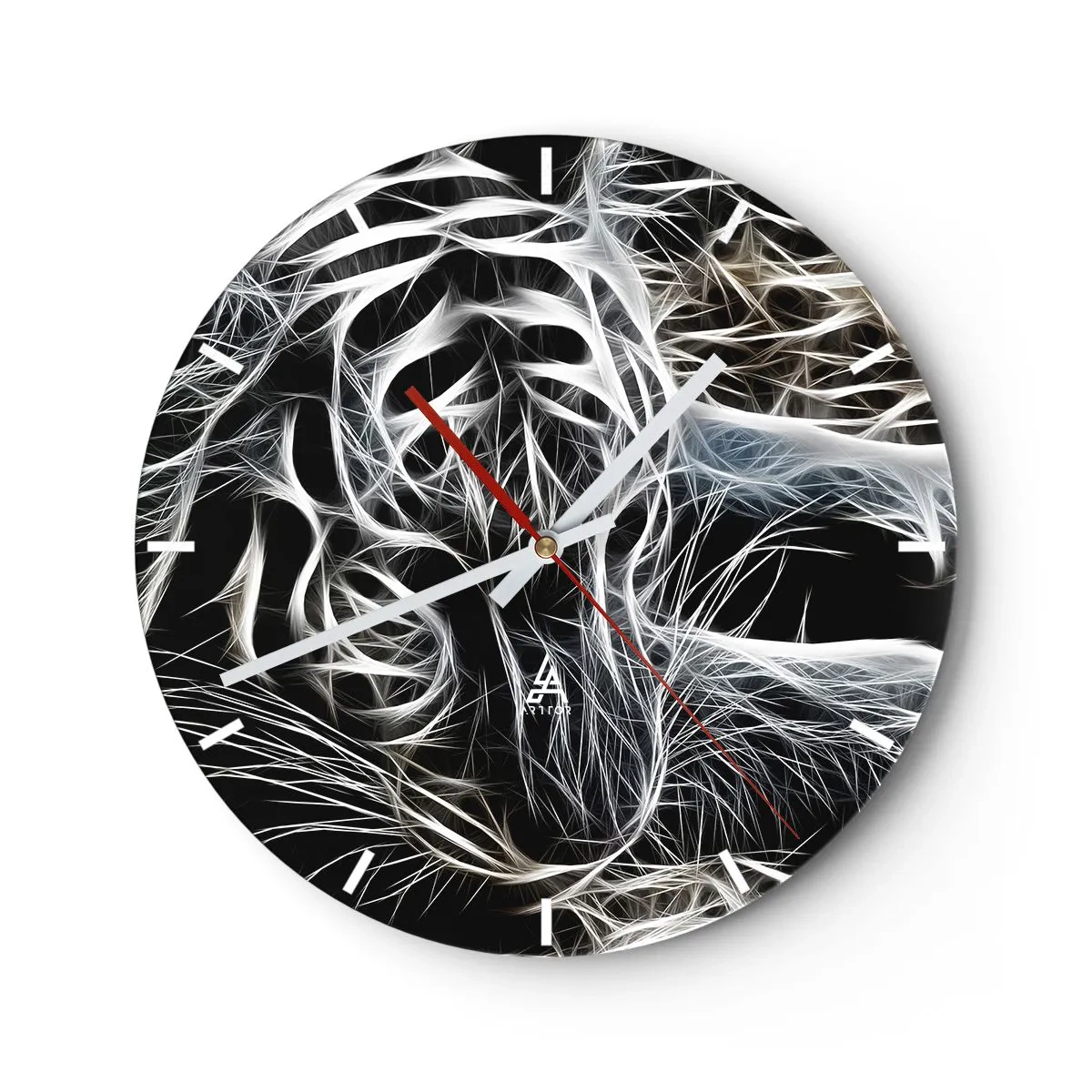 Wandklok - Klok - Een onderzoek naar de lichtheid van katten - 40x40 cm