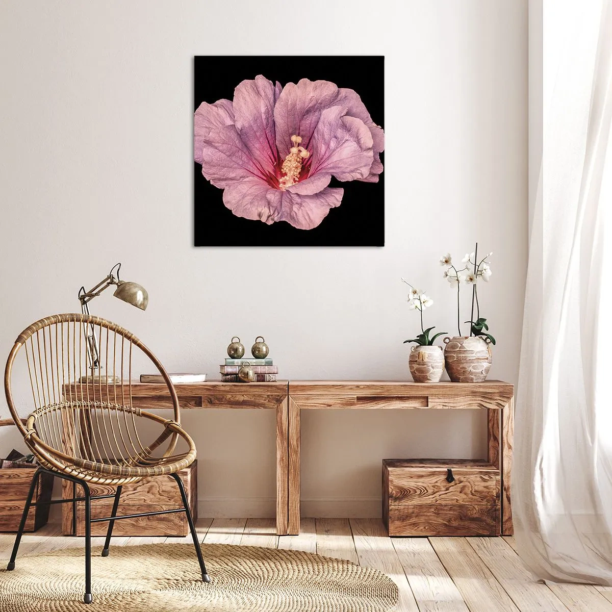 Schilderen op canvas - Recht in het hart - 60x60 cm