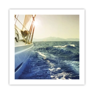 Poster - Voor het avontuur - 50x50 cm