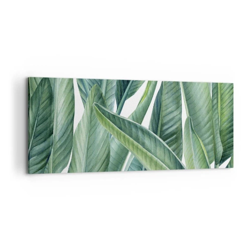 Schilderen op canvas - Groen zelf - 120x50 cm