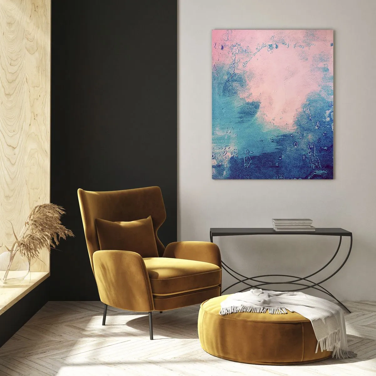 Schilderen op glas - Hemelse omhelzingen - 50x70 cm