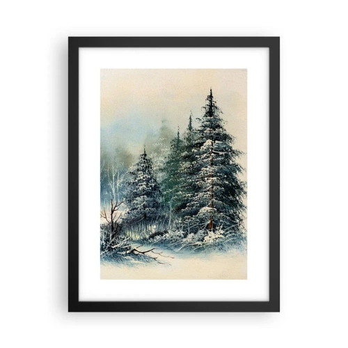 Poster in een zwarte lijst - Klaar voor kerst - 30x40 cm