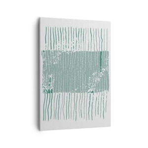 Schilderen op canvas - Mariene abstractie - 50x70 cm