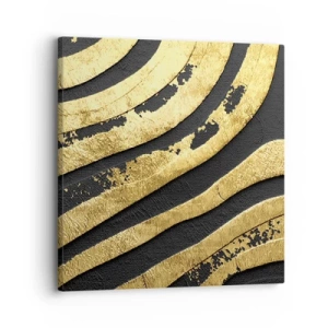 Schilderen op canvas - Alles vloeit - 30x30 cm