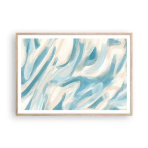 Een poster in een licht eiken lijst - Lente briesjes - 100x70 cm