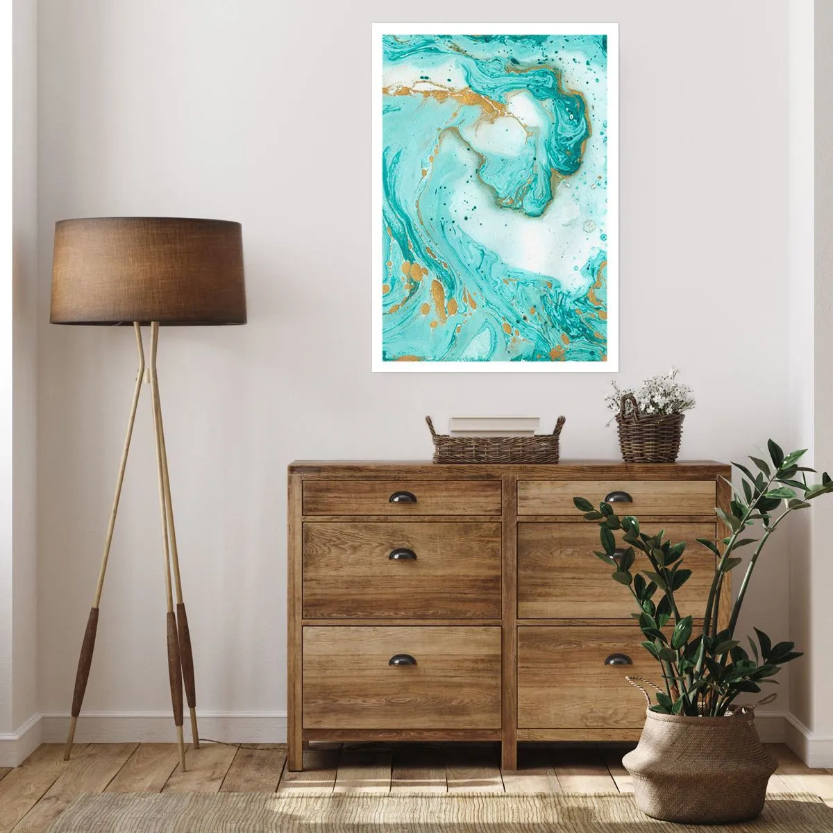 Poster - Onder de grote golf van het Edo-tijdperk - 50x70 cm