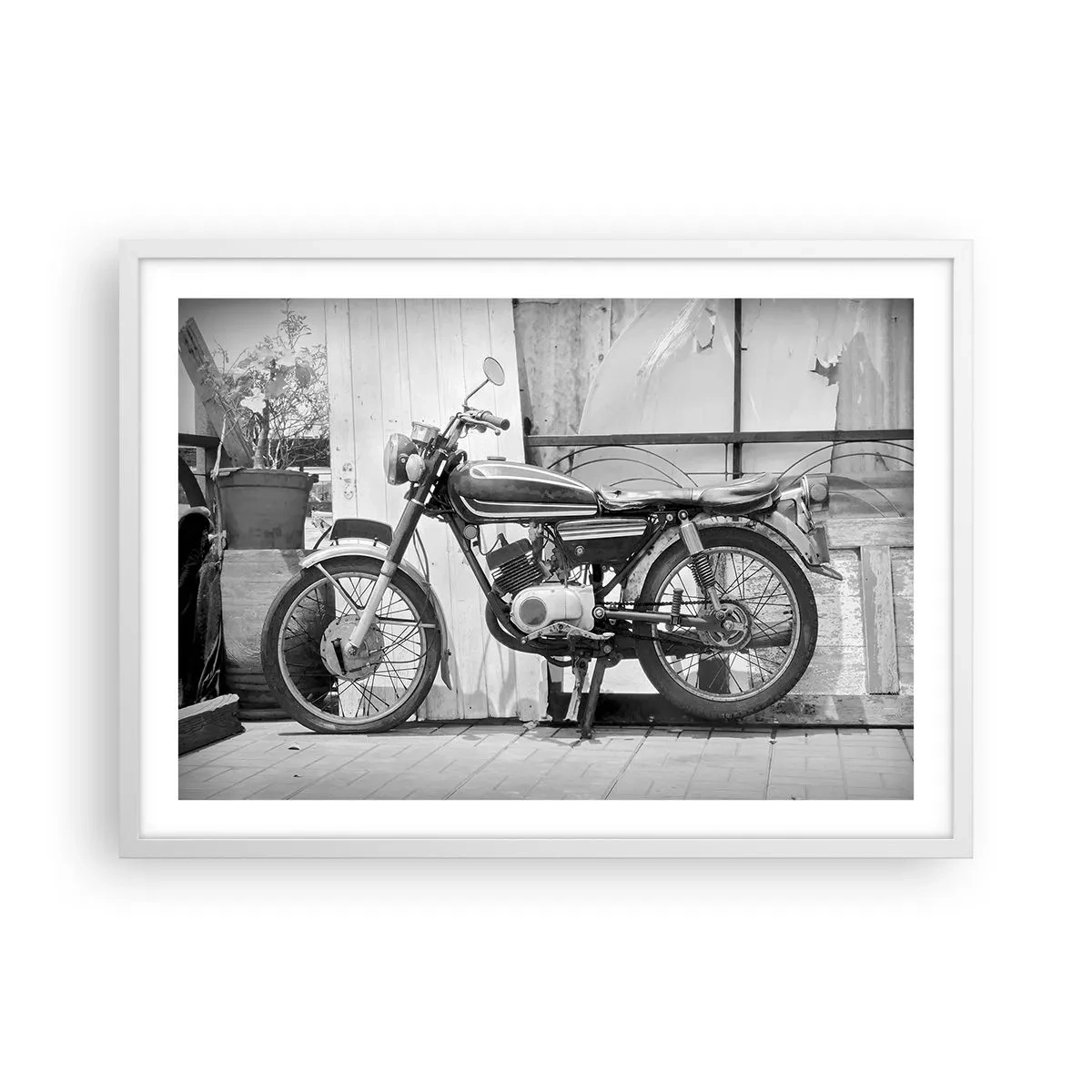 Poster in een witte lijst - Klassiek boven alles - 70x50 cm