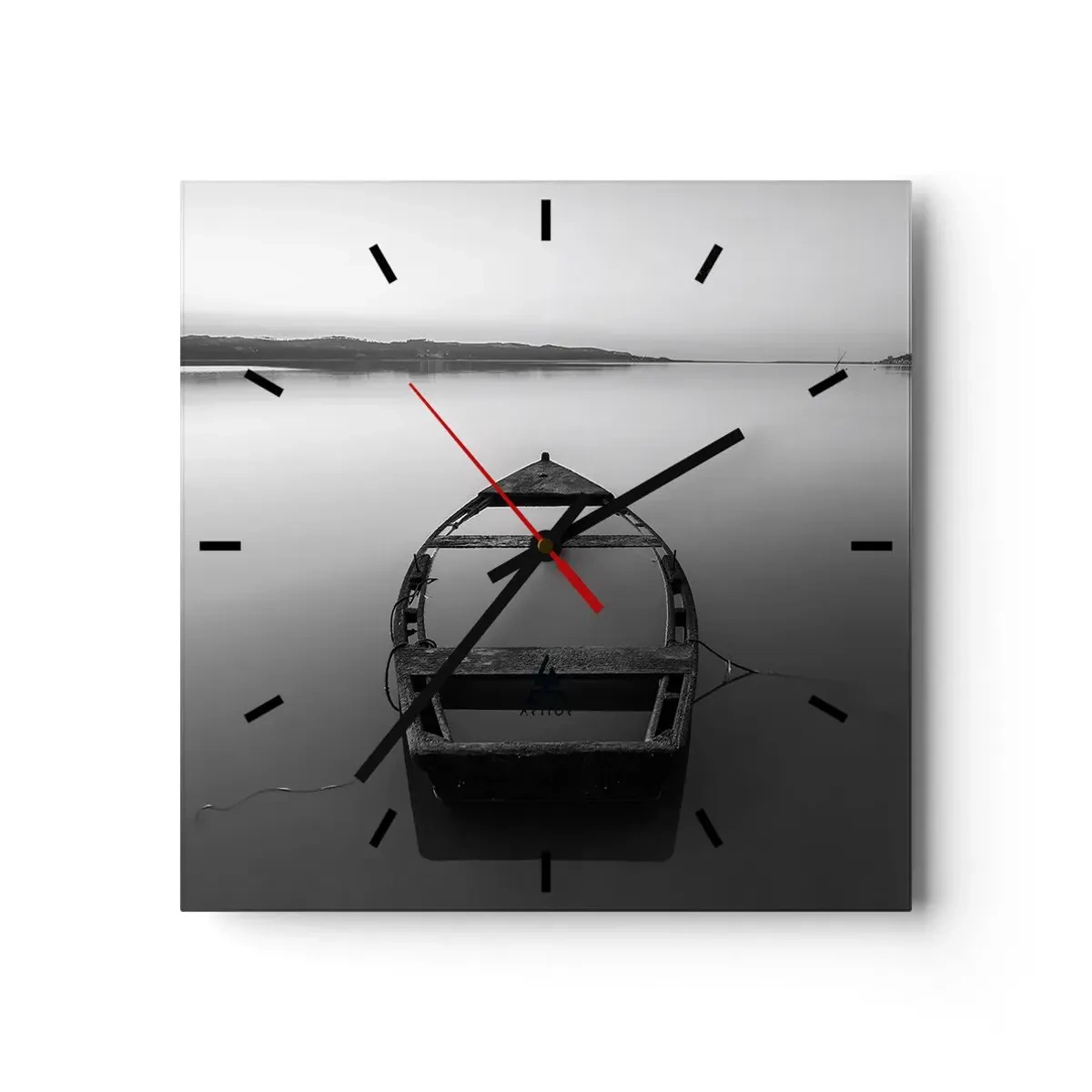 Wandklok - Klok - Verlangen en melancholie - 40x40 cm