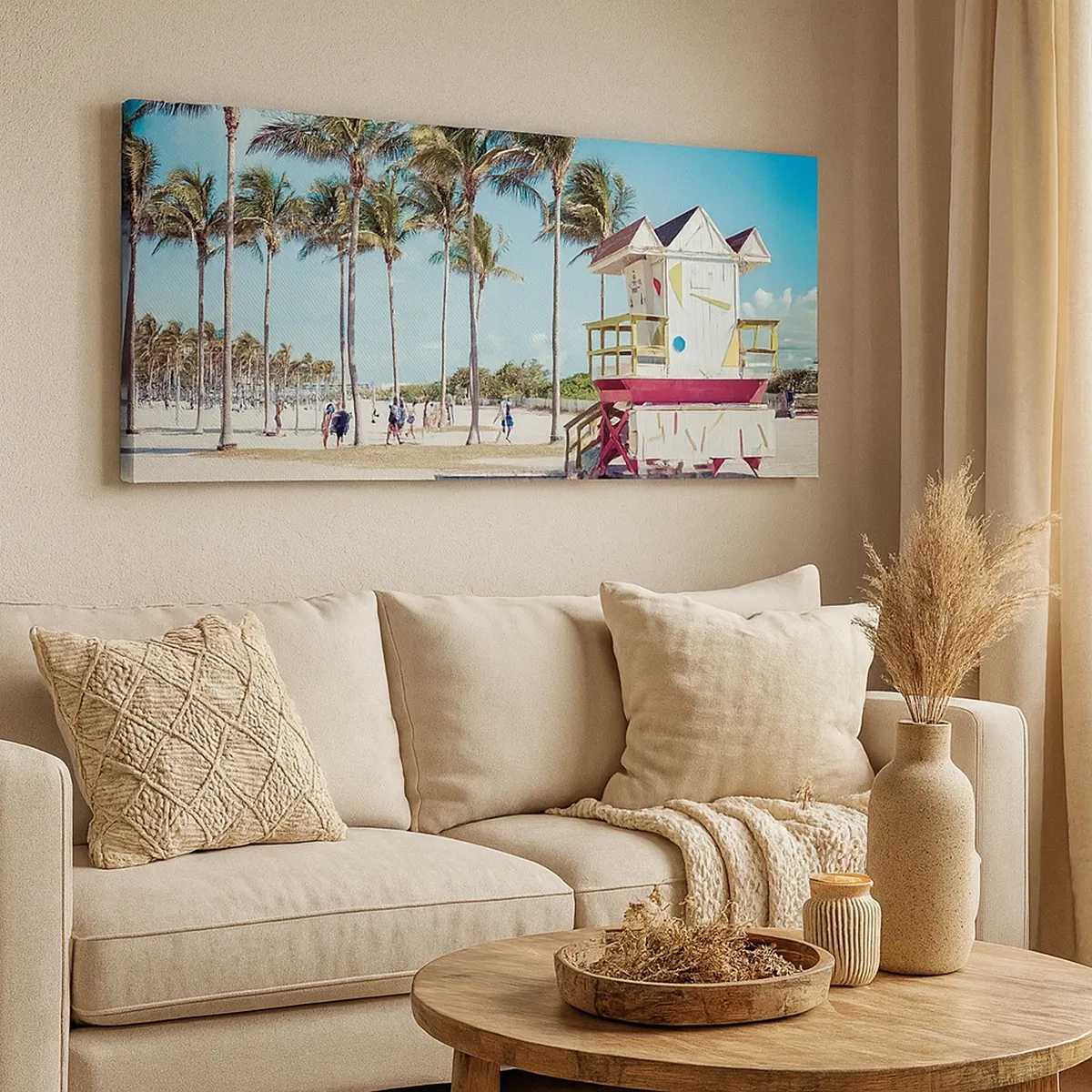 Schilderen op canvas - Je hebt een mooie dag voor de boeg - 30x30 cm