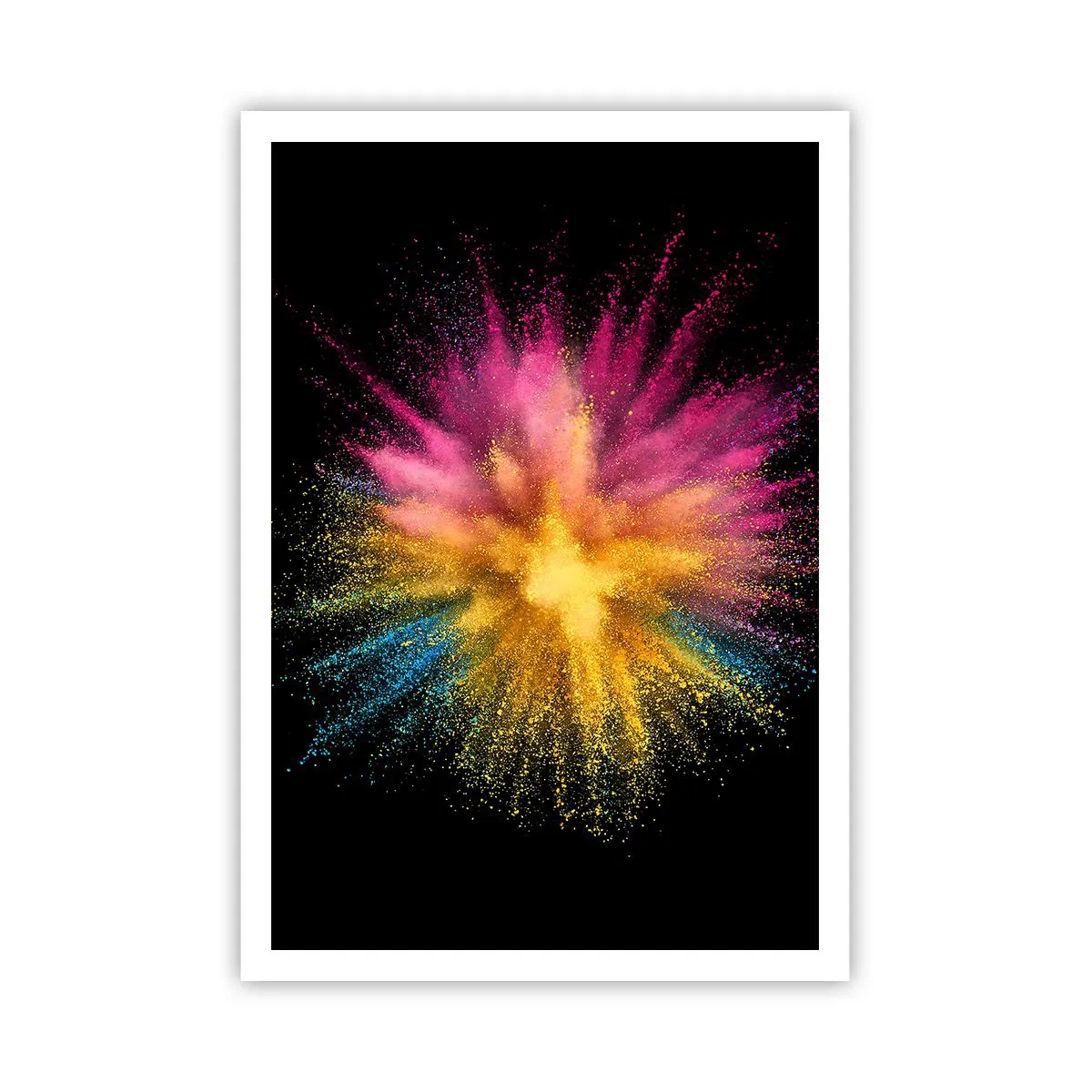 Poster - De geboorte van kleuren - 70x100 cm