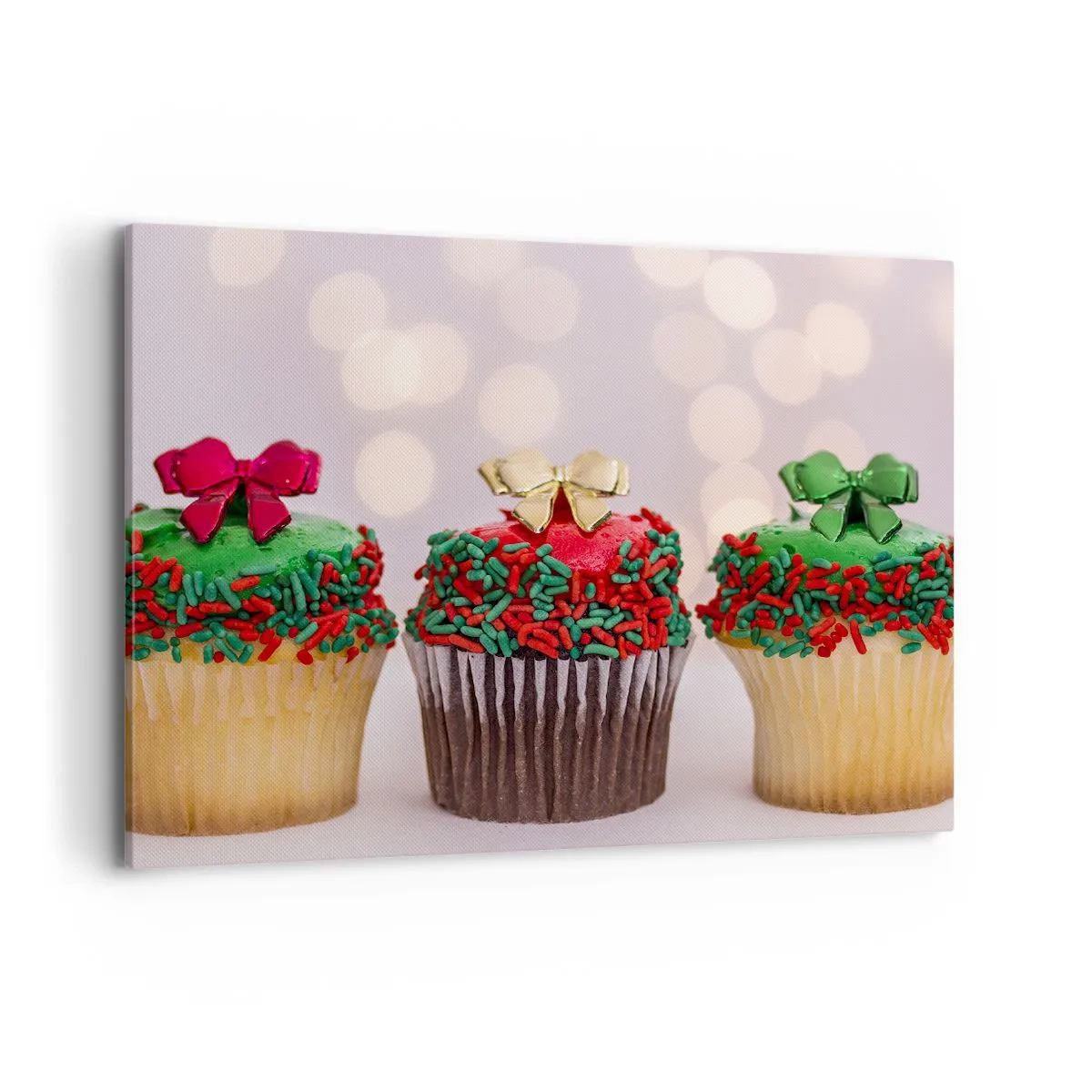 Schilderen op canvas - Snoepjes tot de strik  - 100x70 cm