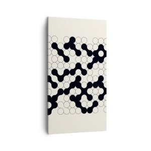 Schilderen op canvas - Chinees spel – variatie - 45x80 cm