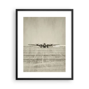 Poster in een zwarte lijst - Zoals altijd klaar - 40x50 cm