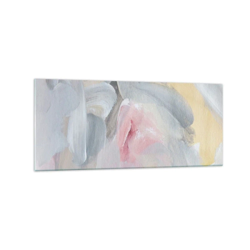 Schilderen op glas - In een pastelkleurige wereld - 120x50 cm