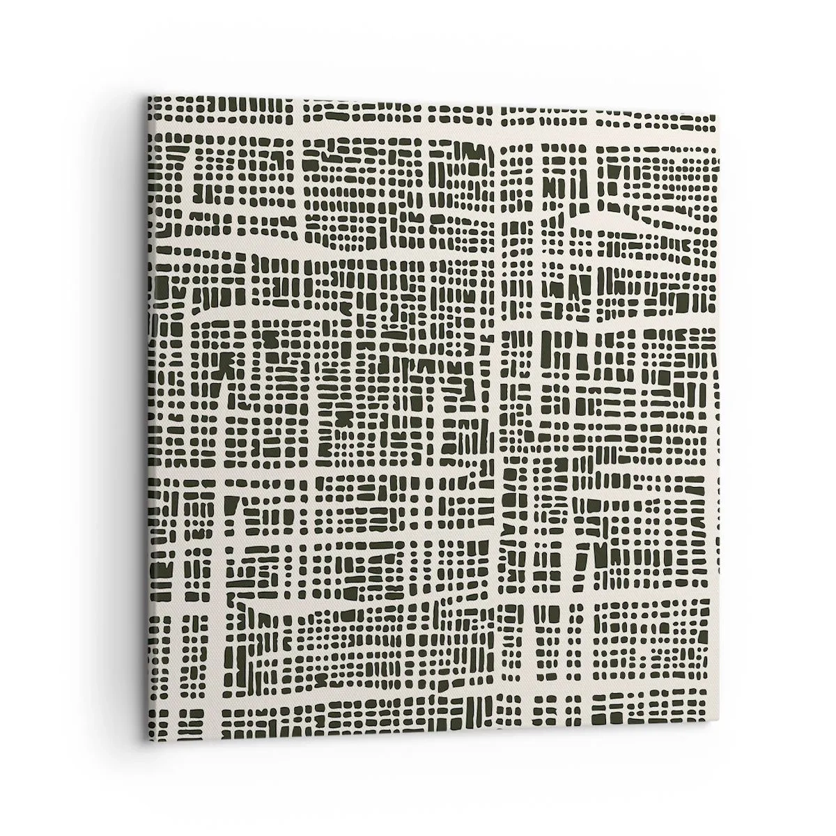 Schilderen op canvas - Geweven compositie - 50x50 cm