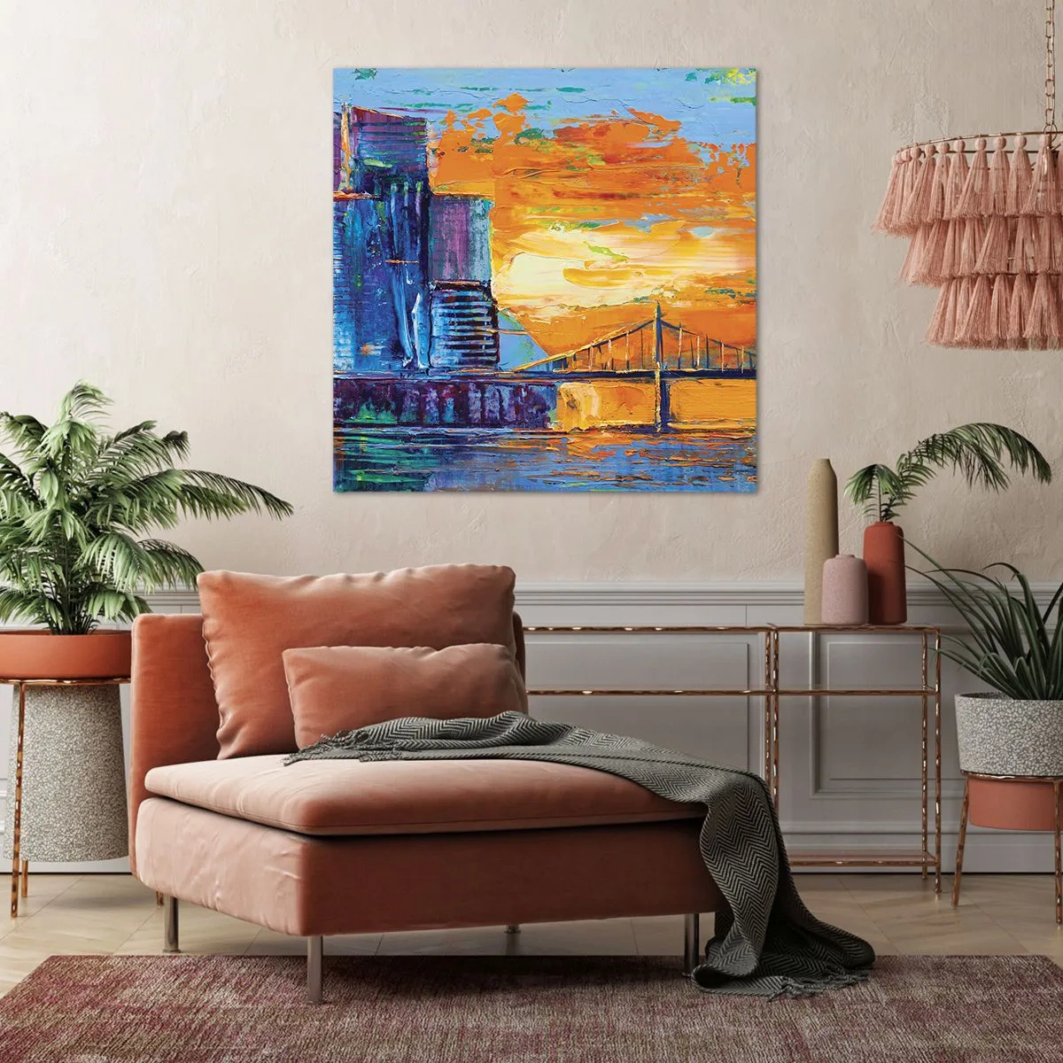 Schilderen op canvas - Cultuur en natuur - 70x70 cm