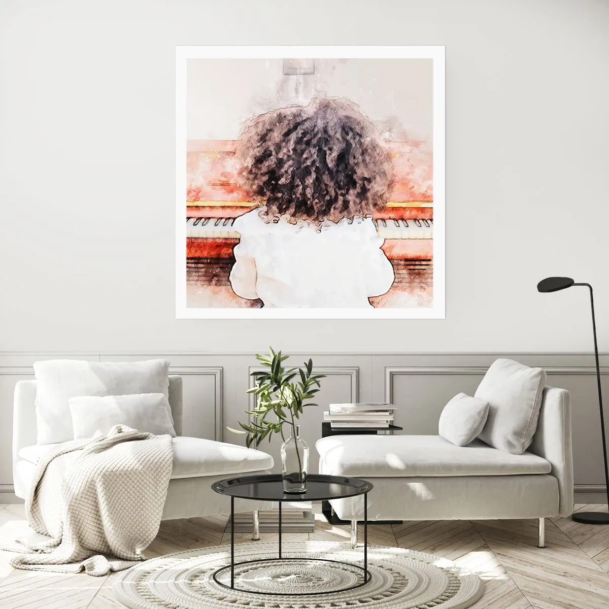 Poster - In de nieuwe wereld - 30x30 cm