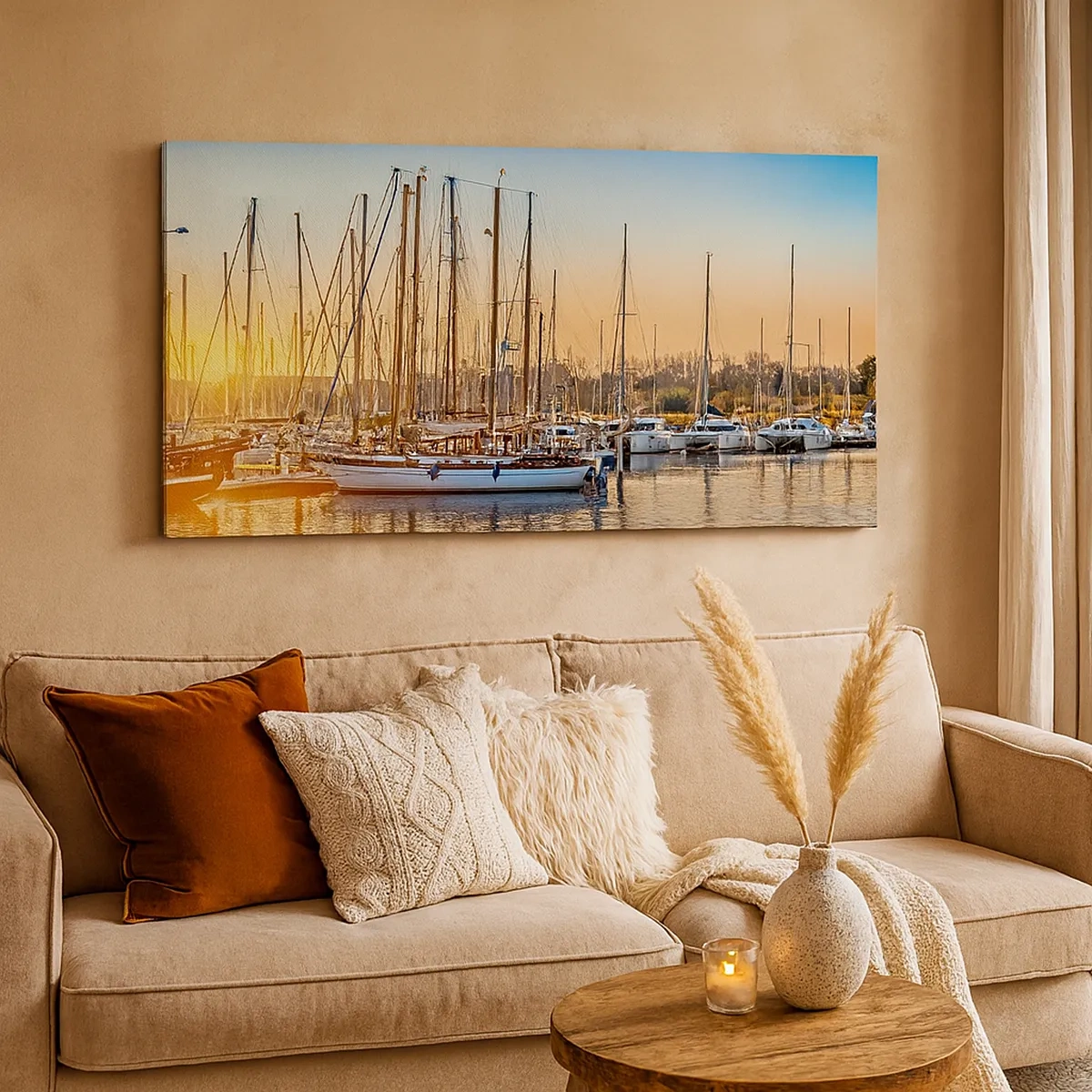 Schilderen op canvas - De wind moet ook slapen - 30x30 cm