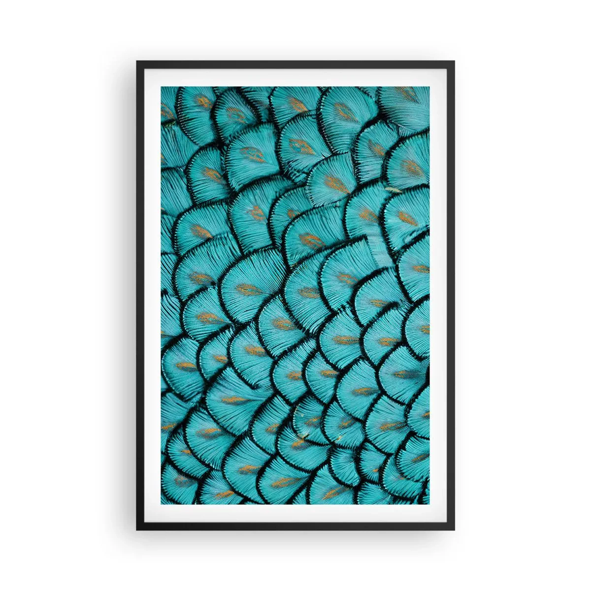Poster in een zwarte lijst - Het grote verengala - 61x91 cm
