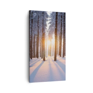 Schilderen op canvas - Duidelijk in zwart-wit - 45x80 cm