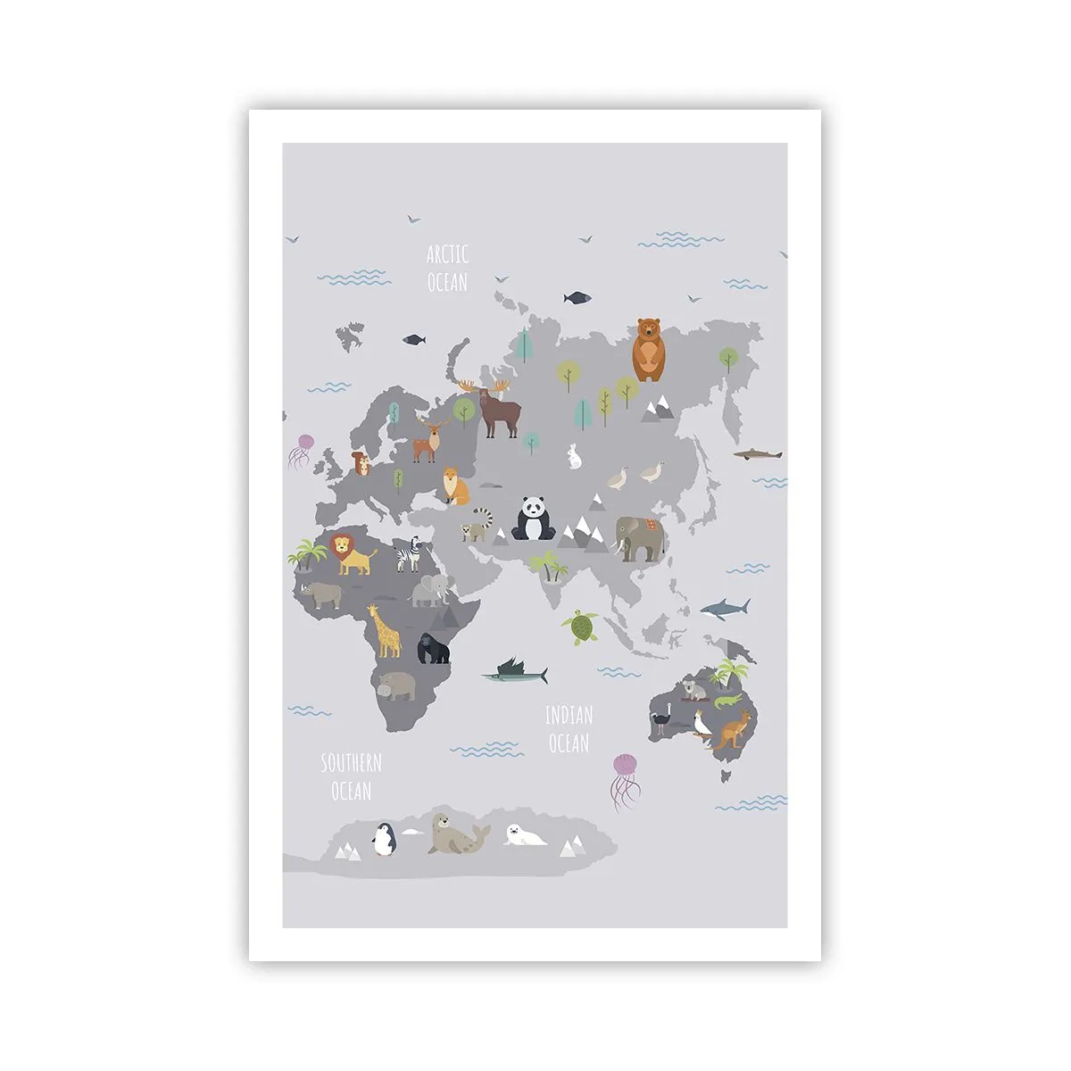 Poster - Vertel me waar je vandaan komt ... - 61x91 cm