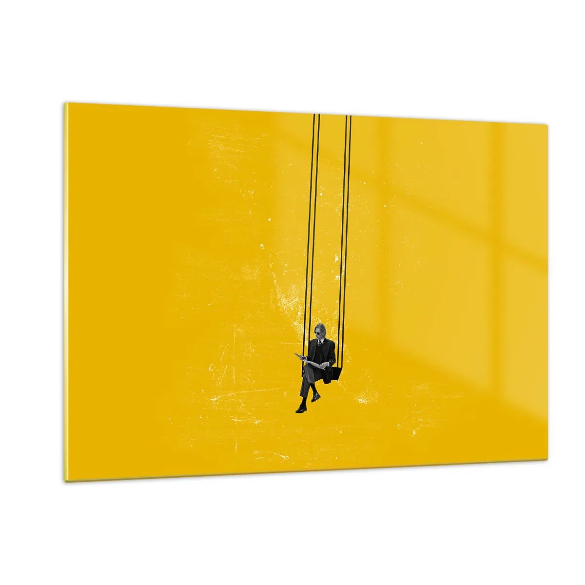 Schilderen op glas - Dag als iedere dag - 120x80 cm