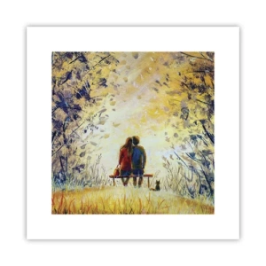 Poster - Een magisch moment - 30x30 cm