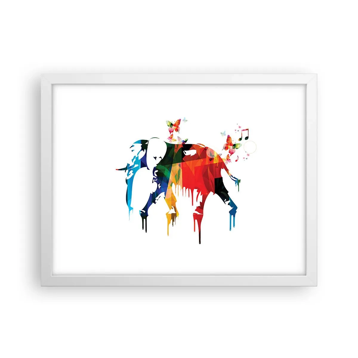 Poster in een witte lijst - Iedereen kan dansen - 40x30 cm