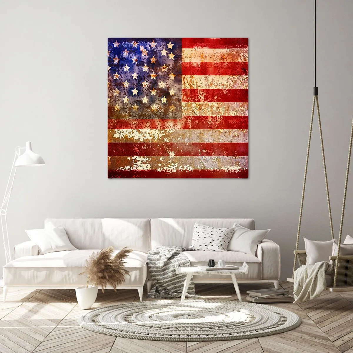 Schilderen op canvas - Glorie vervaagt niet - 60x60 cm