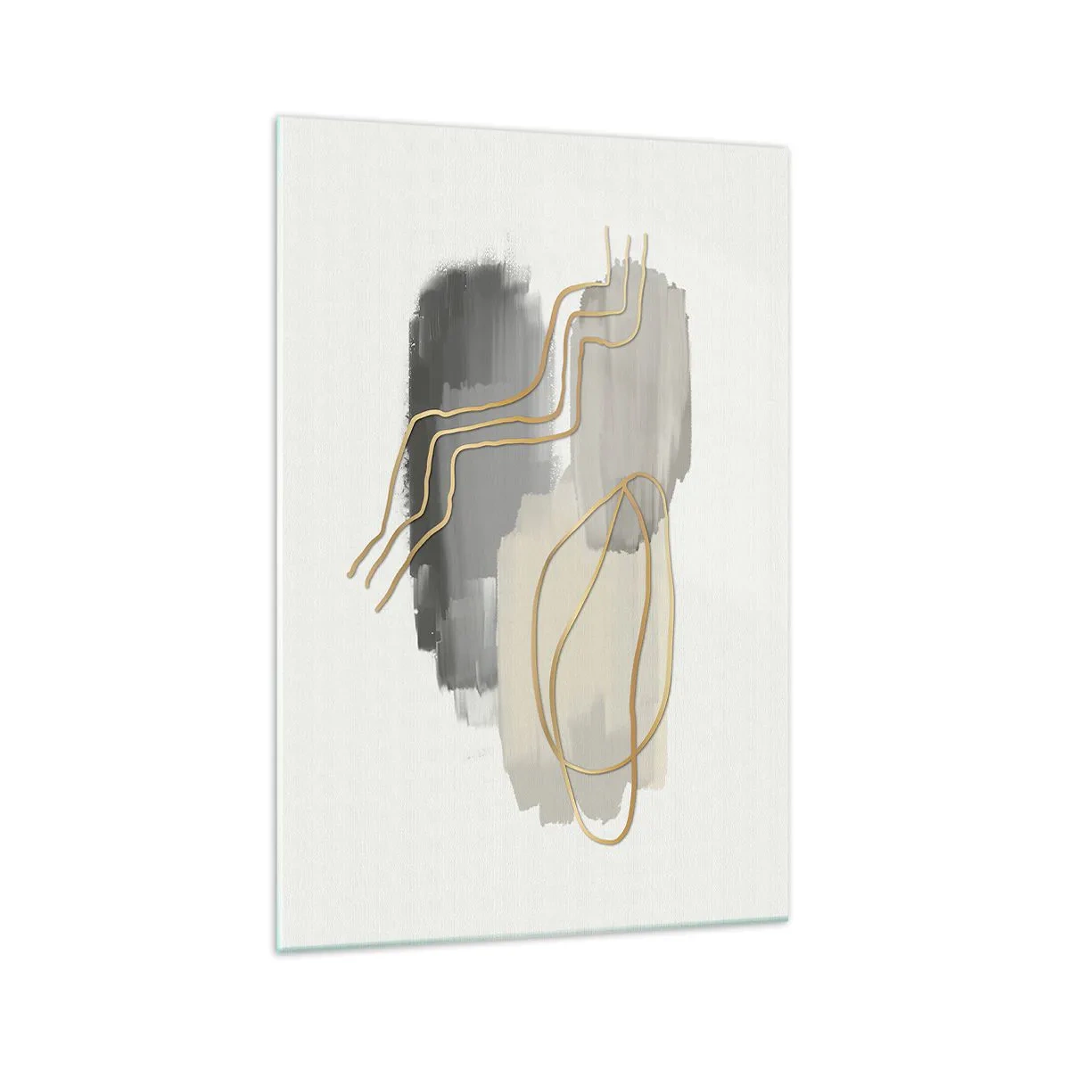 Schilderen op glas - Duur en beweging - 70x100 cm