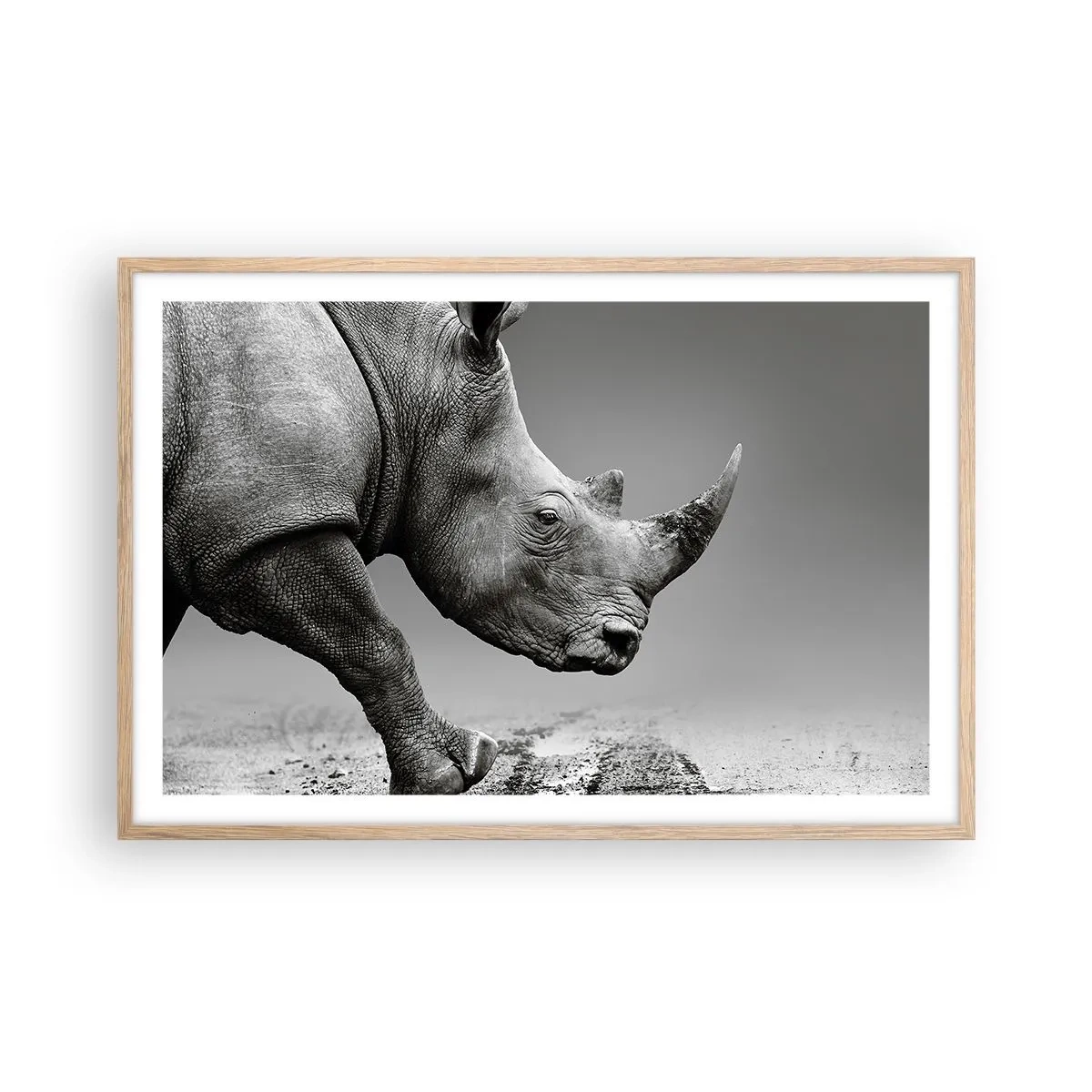 Een poster in een licht eiken lijst - Onstuitbare kracht - 91x61 cm