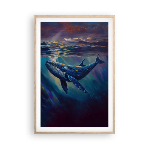 Een poster in een licht eiken lijst - Welkom in mijn wereld - 61x91 cm
