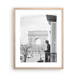 Een poster in een licht eiken lijst - Een kamer met uitzicht - 40x50 cm